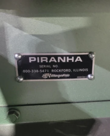 Used Piranha P-110 Ironworker For Sale