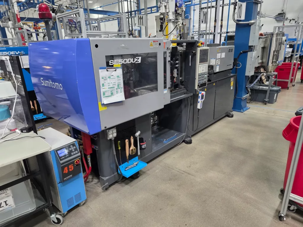 2012 Sumitomo SE50DUZ-C110 Injection Molding Machine, photo 2 of 10