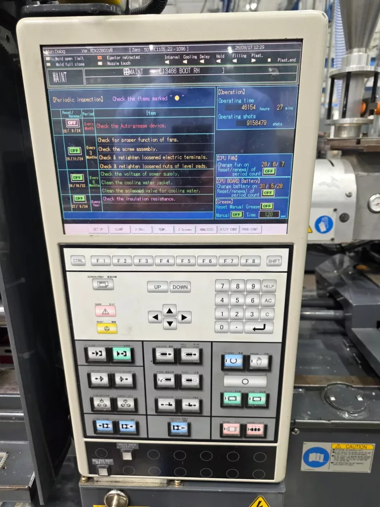 2012 Sumitomo SE50DUZ-C110 Injection Molding Machine, photo 7 of 10