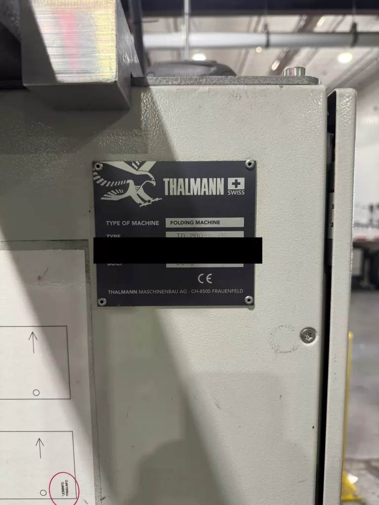 2016 Thalmann TD 200 6.4