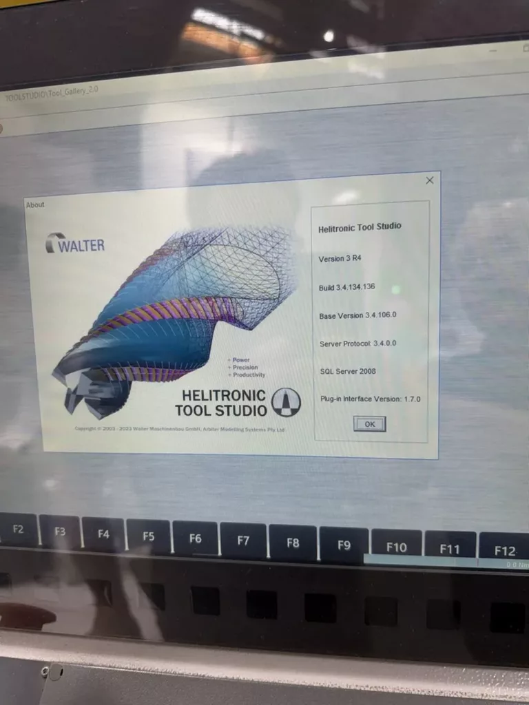 2009 Walter Helitronic Power F Grinder, photo 11 of 12