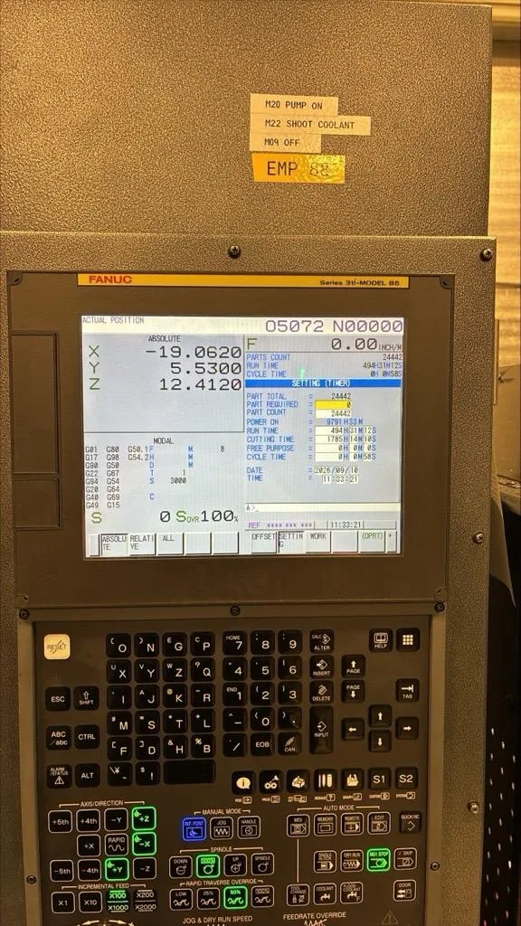 2018 Fanuc Robodrill aD21LiB5 CNC Vertical Machining Center, photo 3 of 5