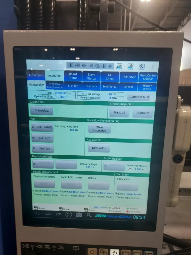 2018 JSW 180ADS-300U Injection Molding Machine, photo 5 of 7