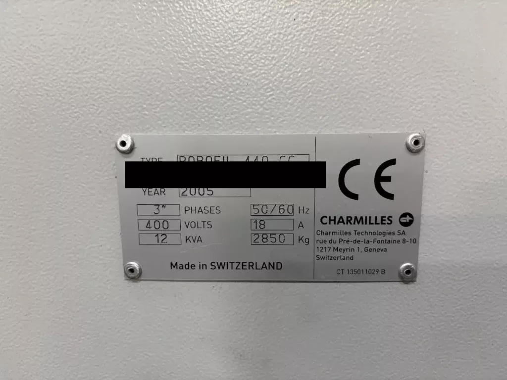 2005 Charmilles Robofil 440CC EDM Machine, photo 8 of 8