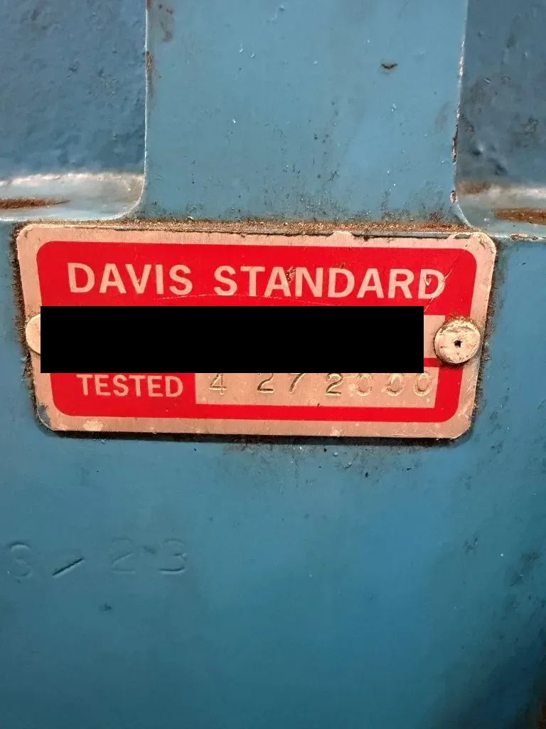 2000 Davis Standard 35MV350 Extruder, photo 17 of 18