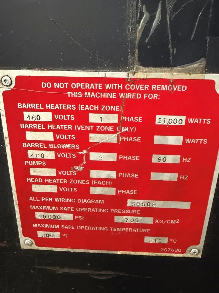 2000 Davis Standard 35MV350 Extruder, photo 18 of 18