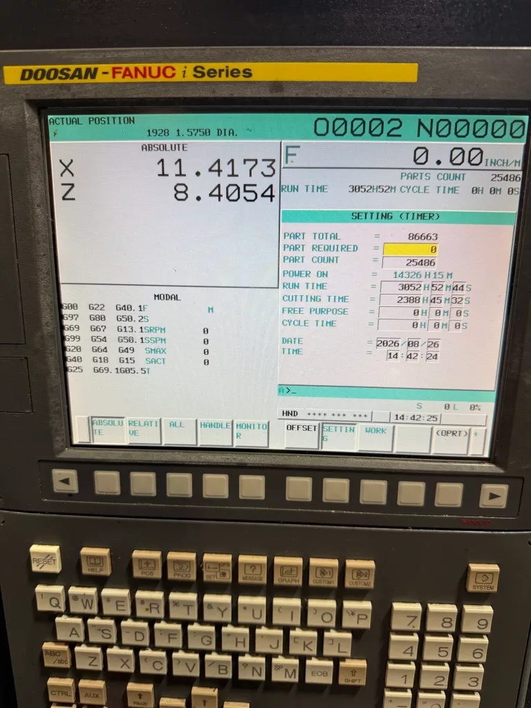2014 Doosan Lynx 220A CNC Lathe, photo 5 of 5