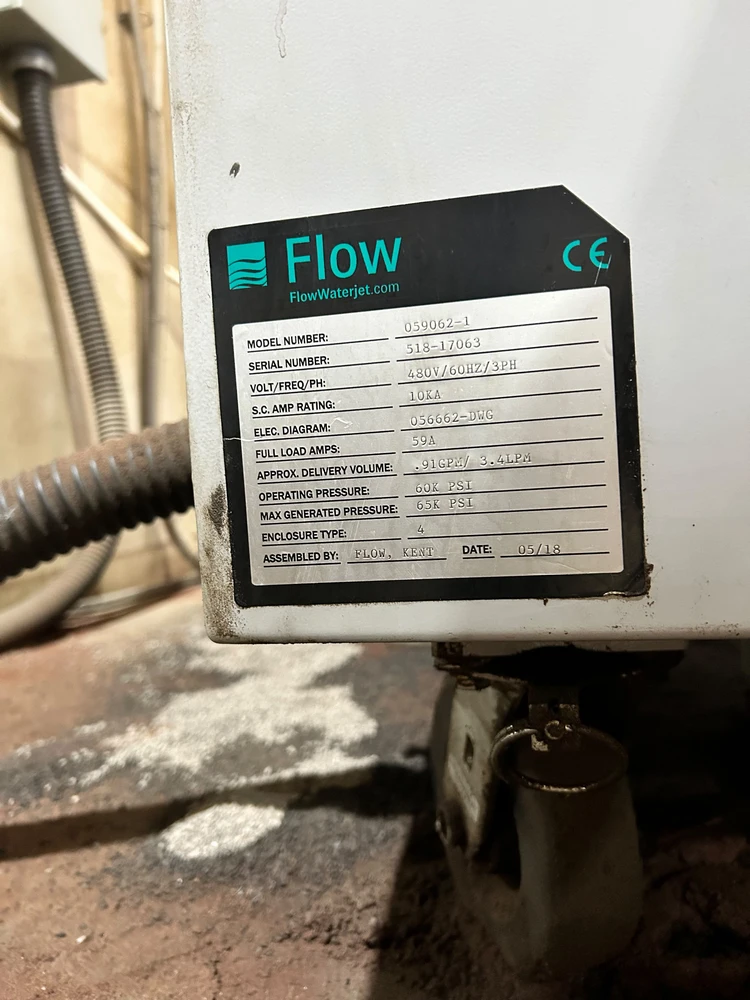 2018 Flow Mach 300 3015 DWJ Waterjet, photo 14 of 15