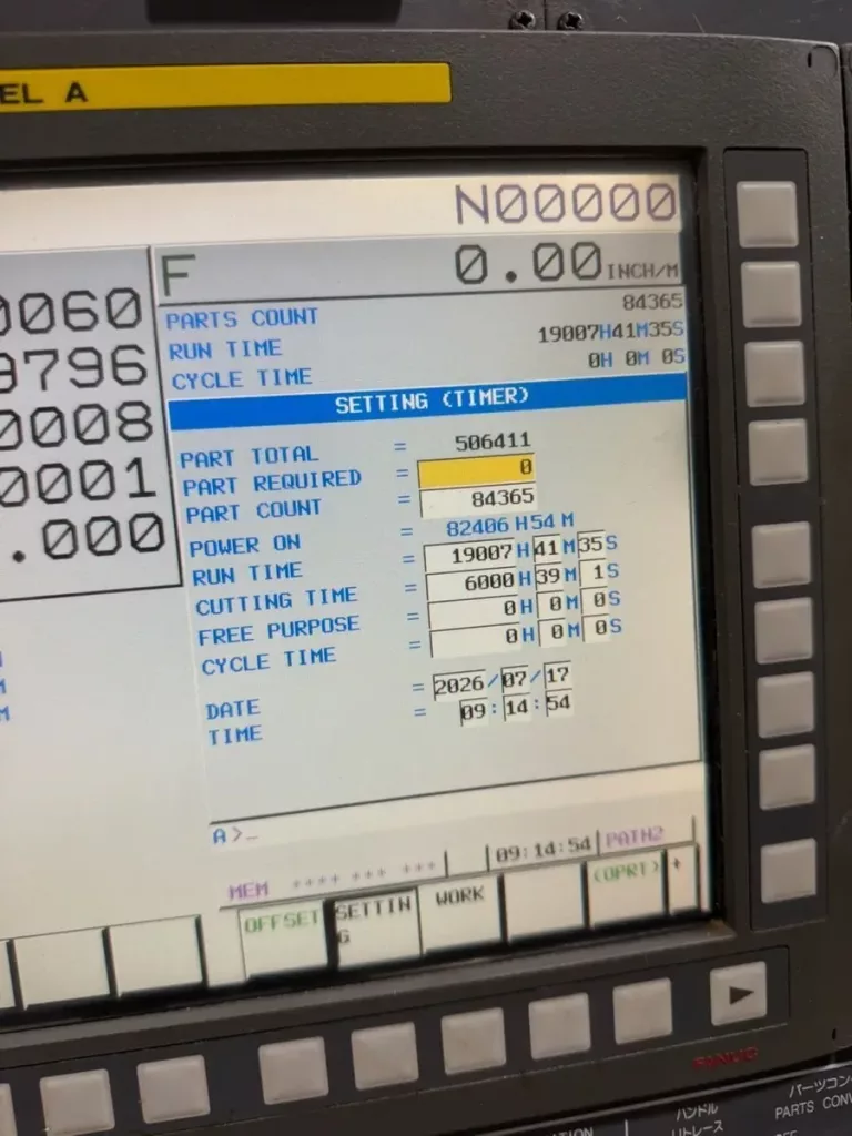 2011 Miyano ABX-64SY CNC Lathe, photo 10 of 16