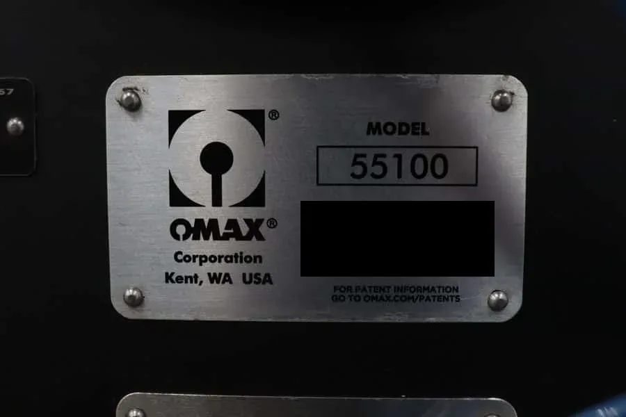 2021 Omax 55100 Waterjet, photo 17 of 19