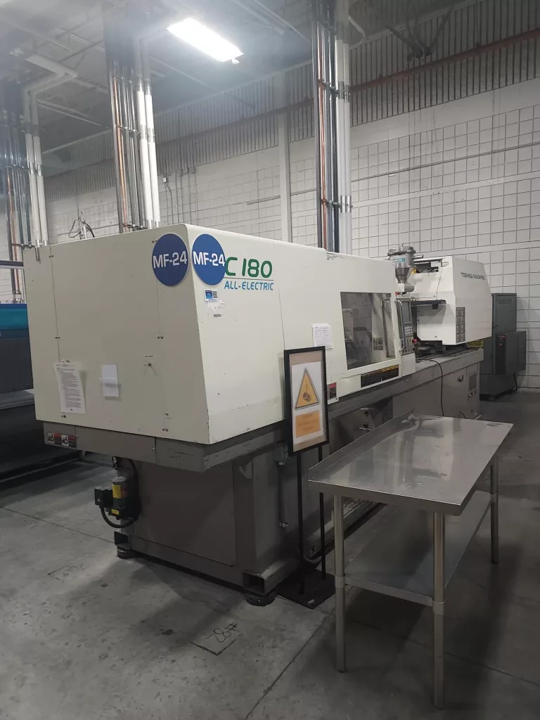 2002 Toshiba EC180V21-8 Injection Molding Machine, photo 1 of 7