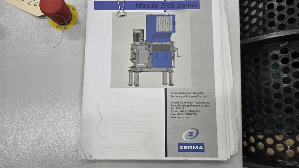 2015 Zerma ZBS850 Granulator, photo 14 of 15